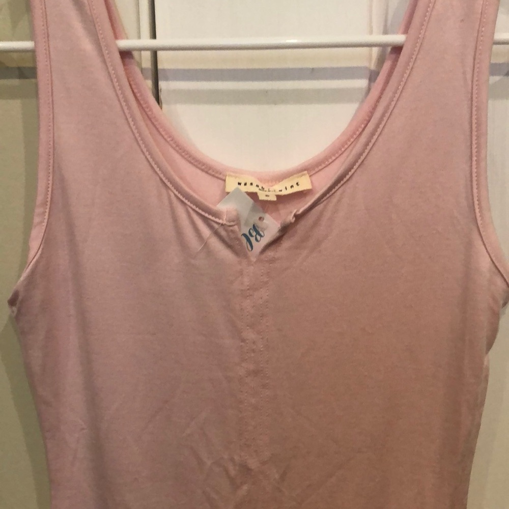 Wasabi+mint: The Top Notch Body Suit (petal pink) - Picture 2 of 2
